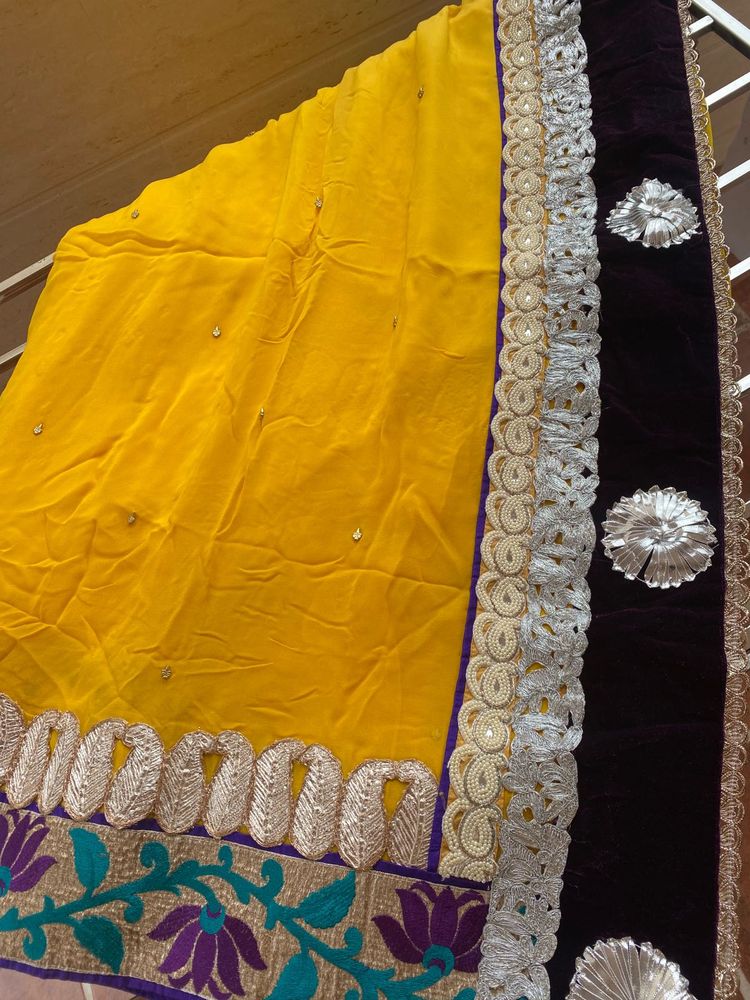 Elegant Yellow Saree