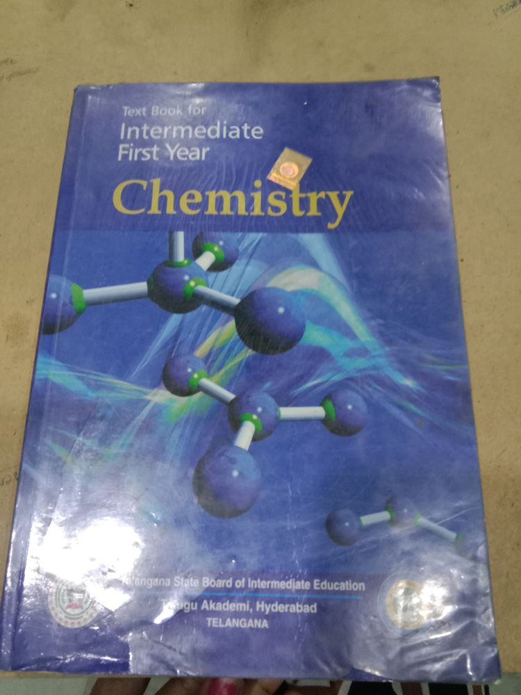 Chemistry Textbook For Intermediate First Year
