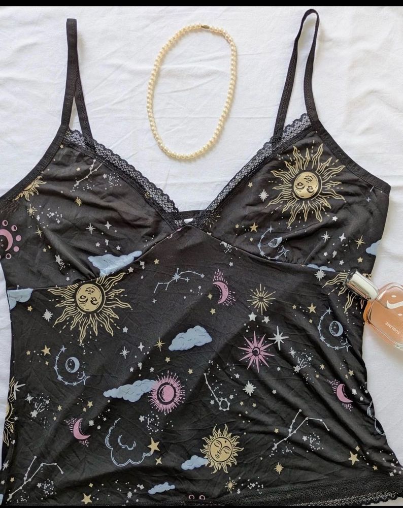 Celestial Print Cami Top