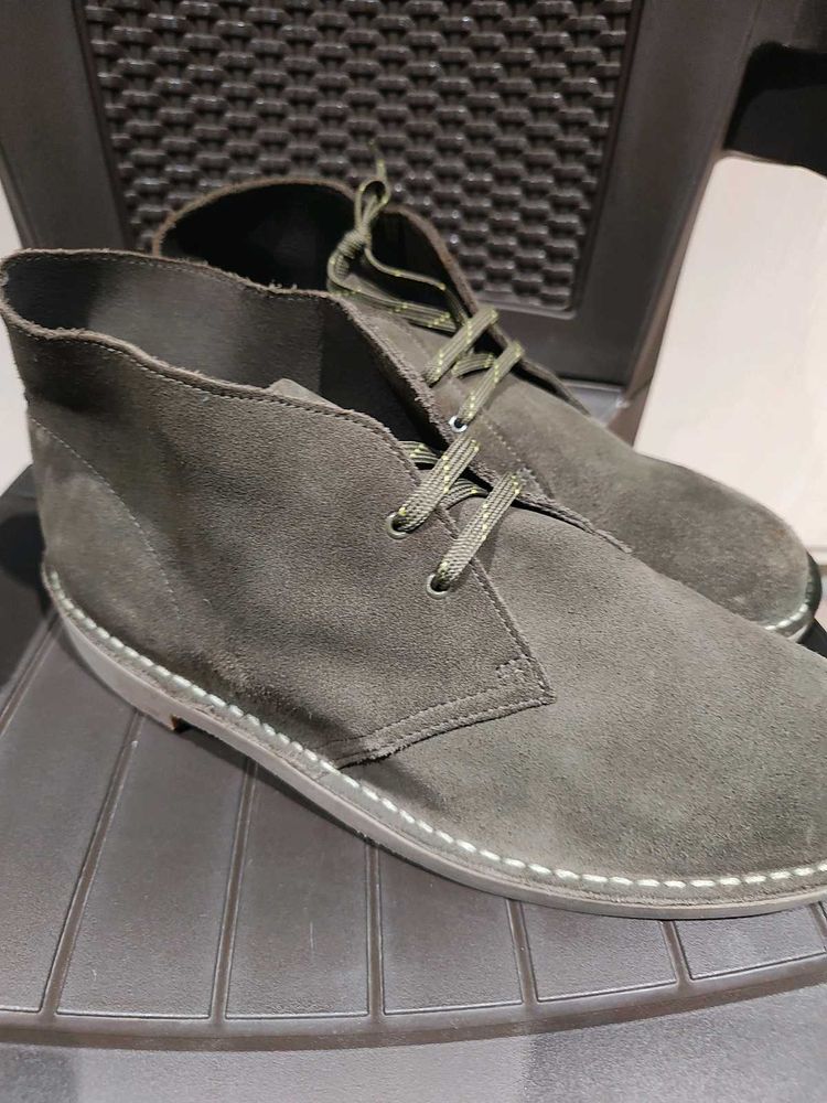 Brand new Clarks Grey Boots slight damage factory