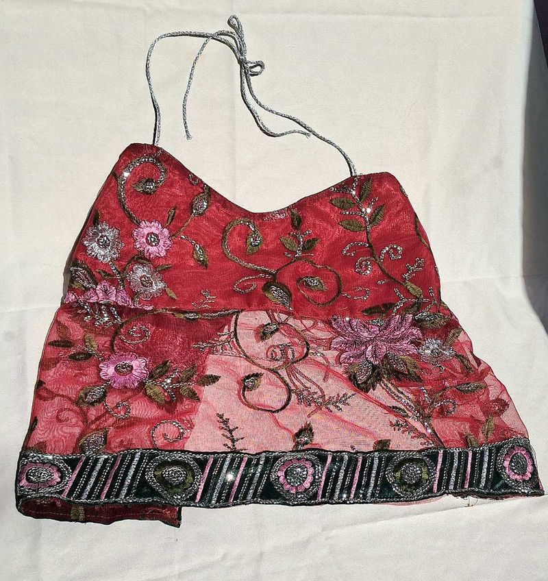 Y2k Style Customized Embroidered Backless Tube Top