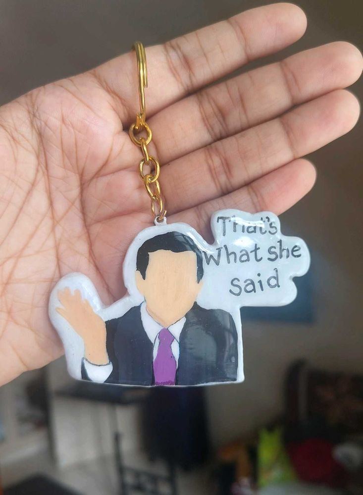 The Office Michael Scott Keychain