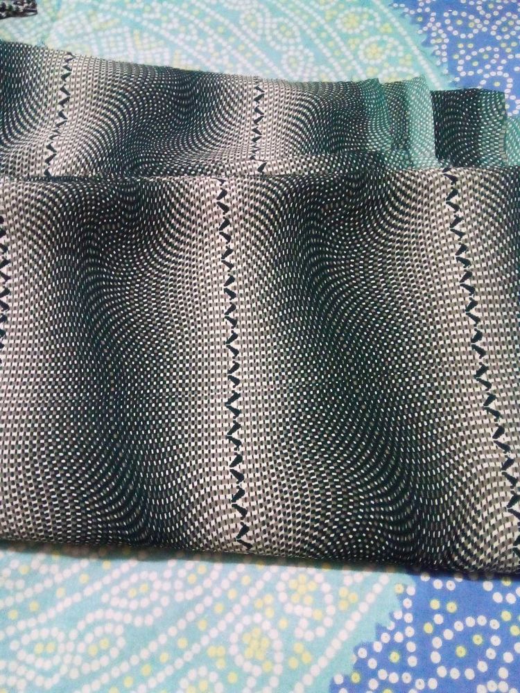 Dark Green Dress Material.