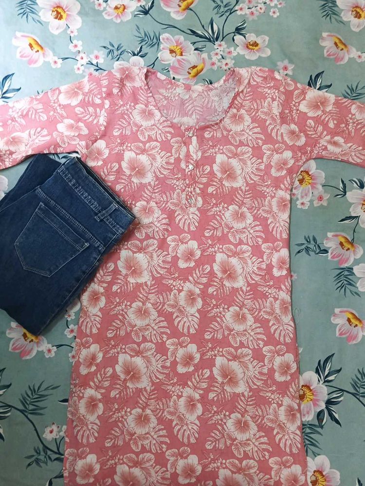 Floral Print Kurti