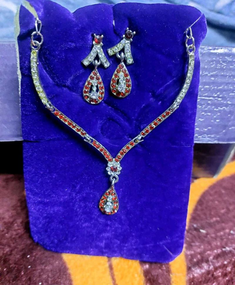 Different Necklace and earrings set