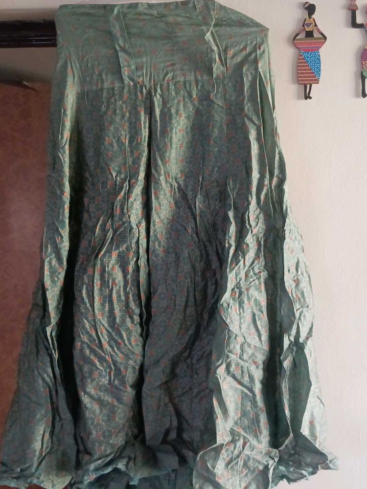 Floral Print Ethnic Skirt