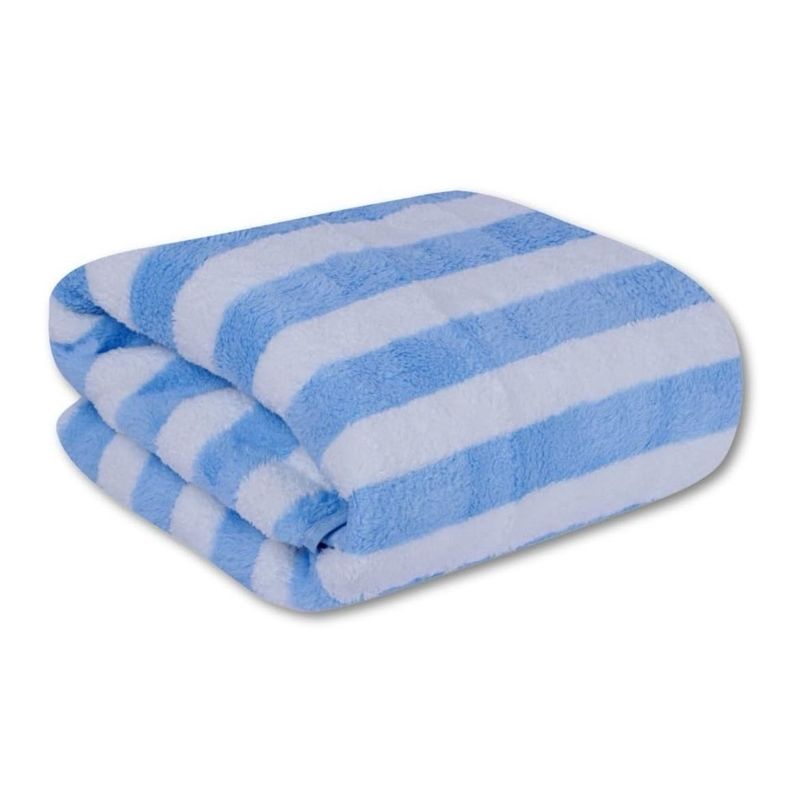 Blue &amp; White Striped Towel