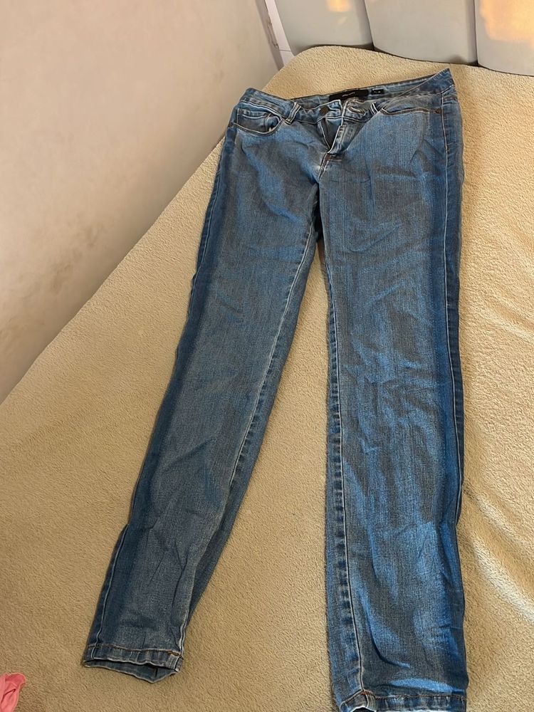 VMSEVEN NW SLIM DENIM PANEL JEANS