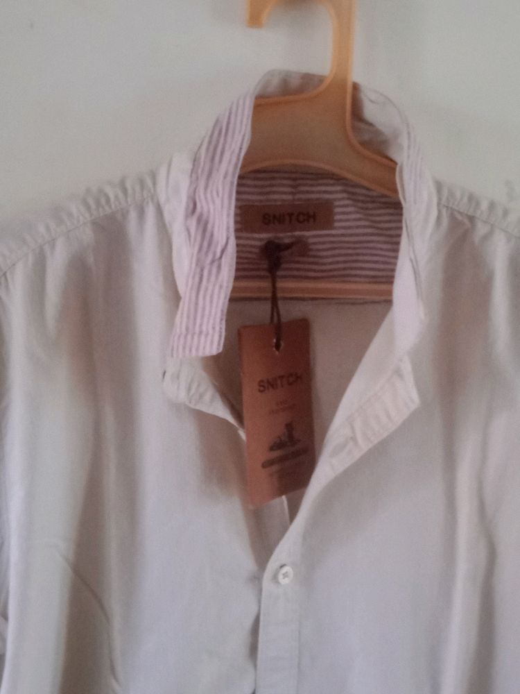 Biege Formal Shirt