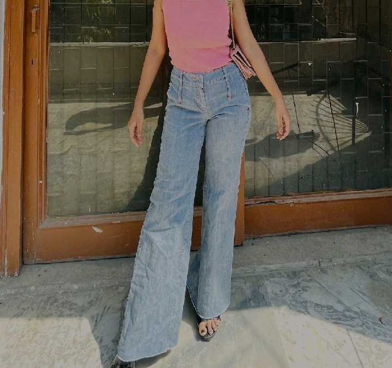 Flared Y2k Denim Jeans