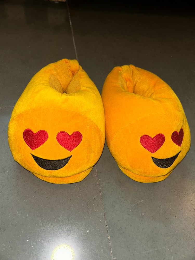 Indoor Emoji Slippers