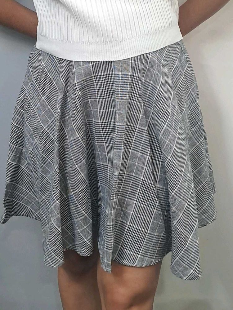 Plaid Mini Skirt
