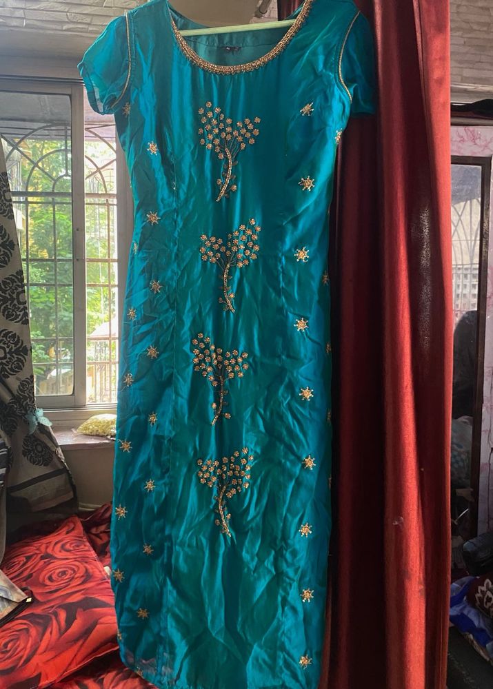 Turquoise Blue Traditional Wear Set
