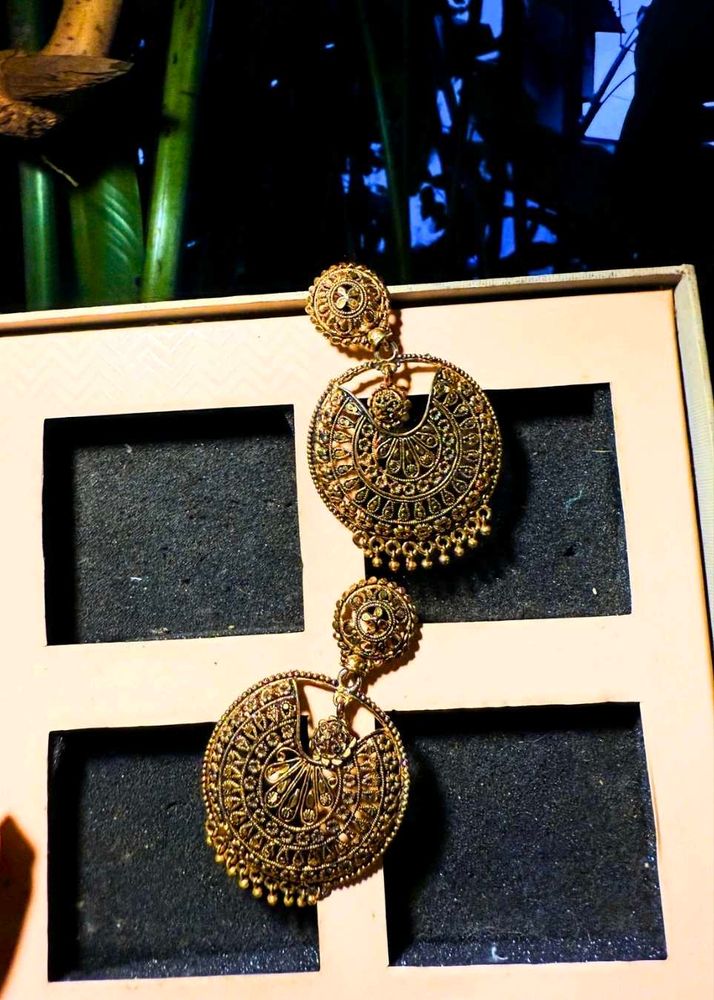 Statement Gold Earrings