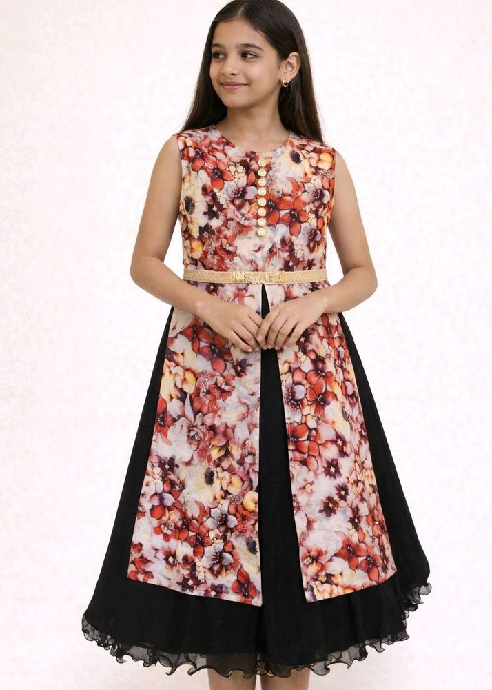 Floral Print Girls Dress