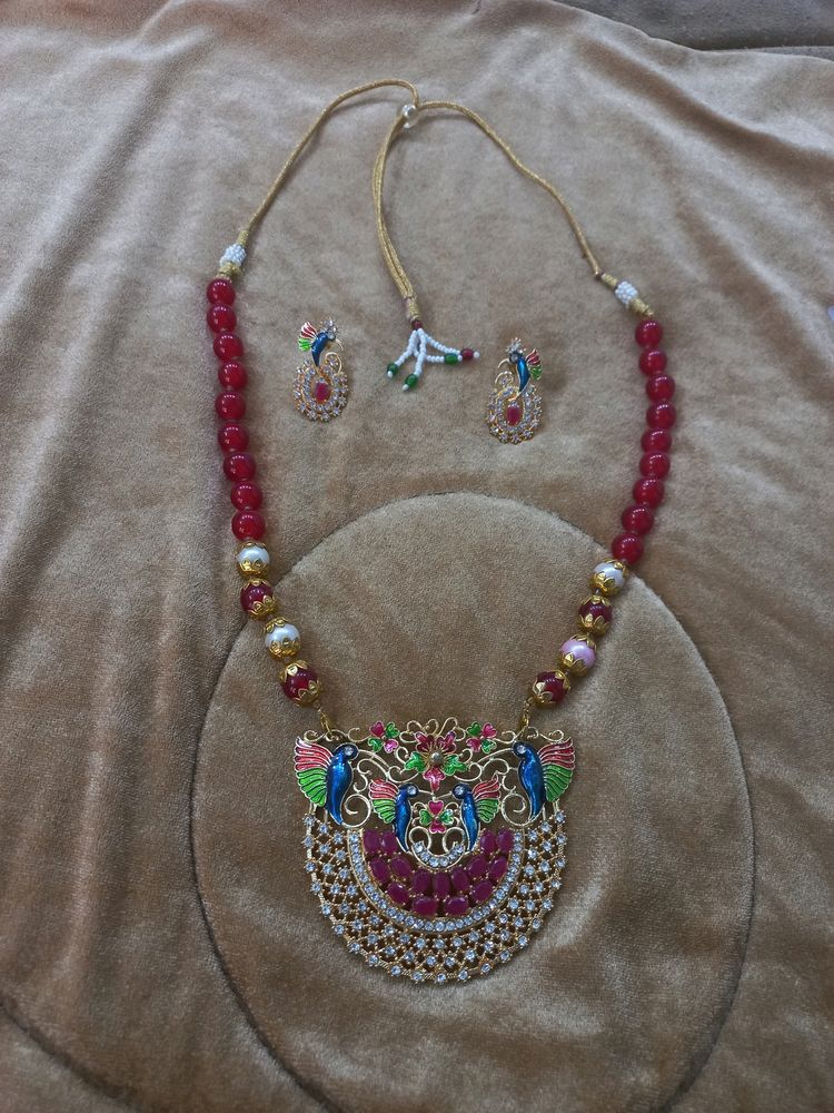 Party Traditional Necklace And Earing