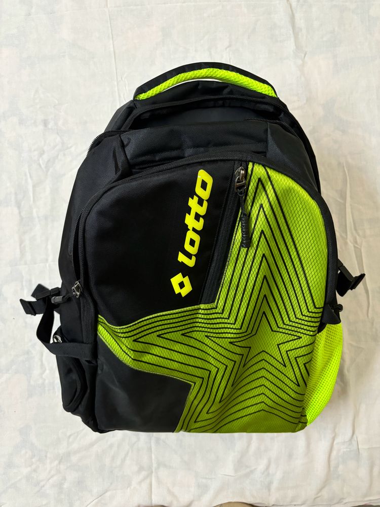 🆕Lotto Black Laptop Backpack