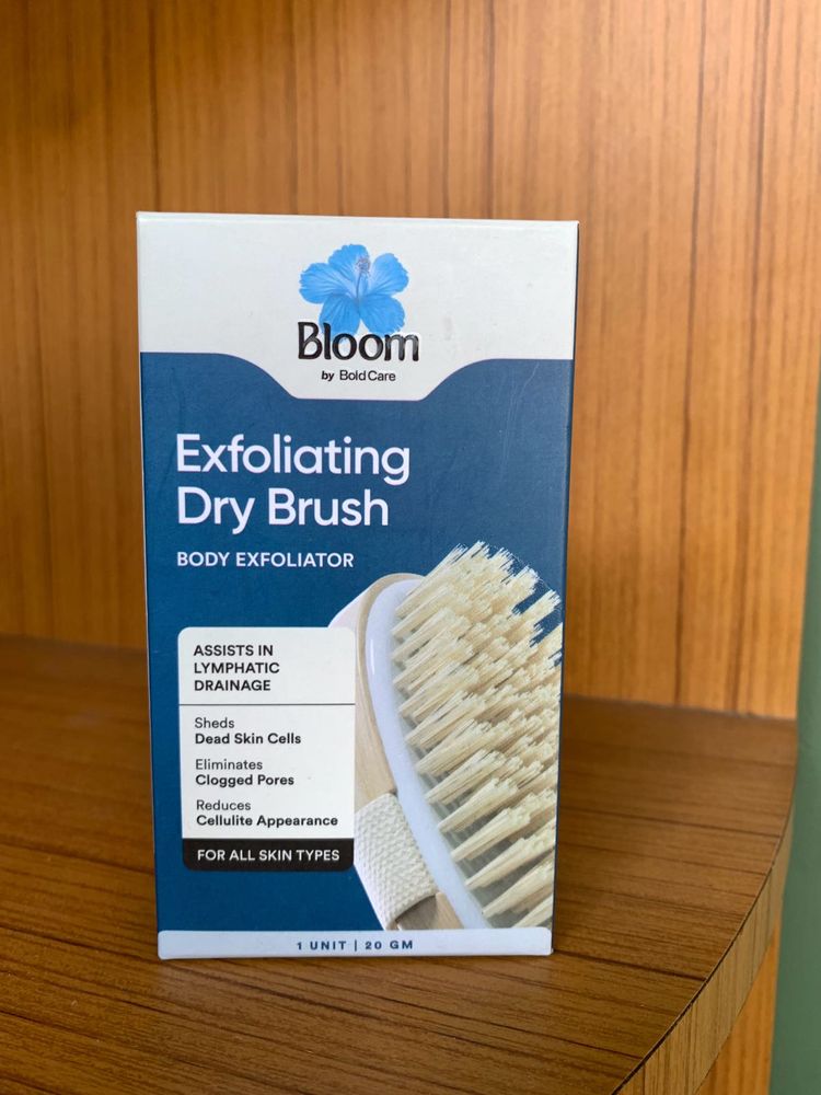 bloom by bold care exfoliating dry brush