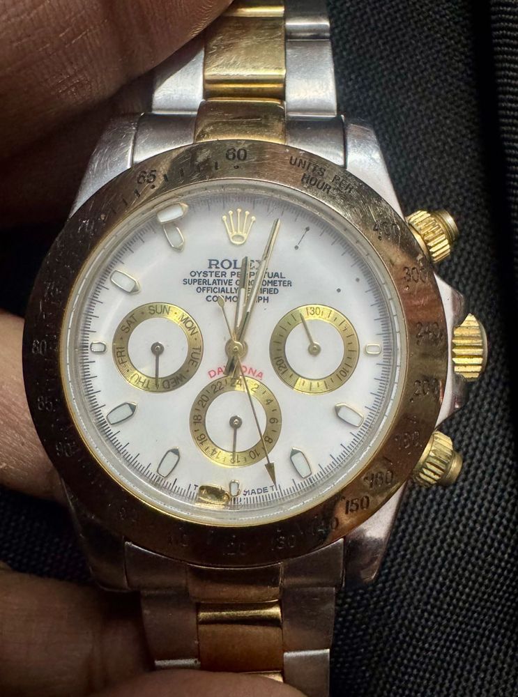 Replica Rolex Daytona 2-Tone Watch, needs service