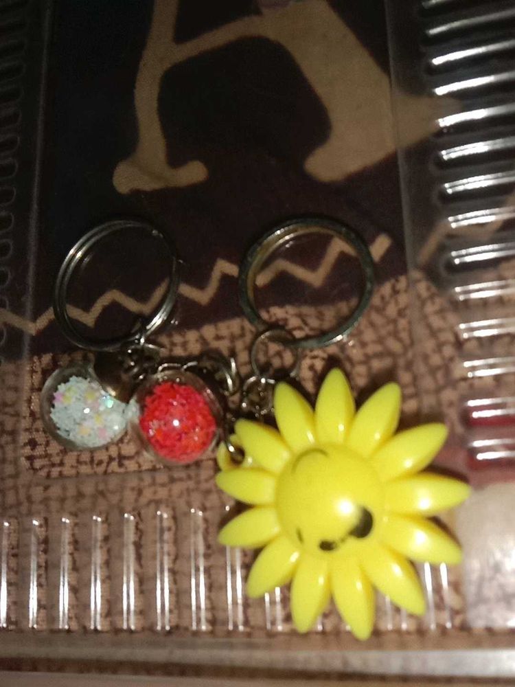 Cute Charm Keychain Set