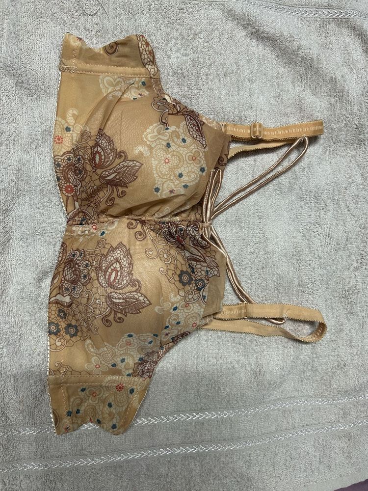 Patterned Bra