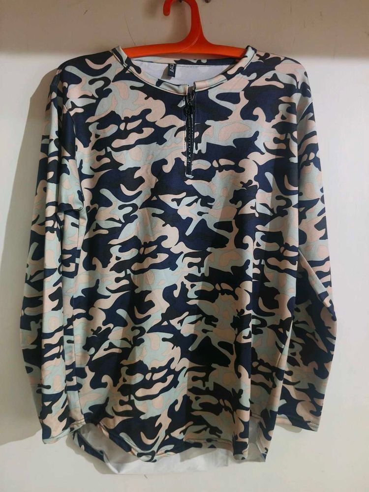 Cool Camo Print T-Shirt