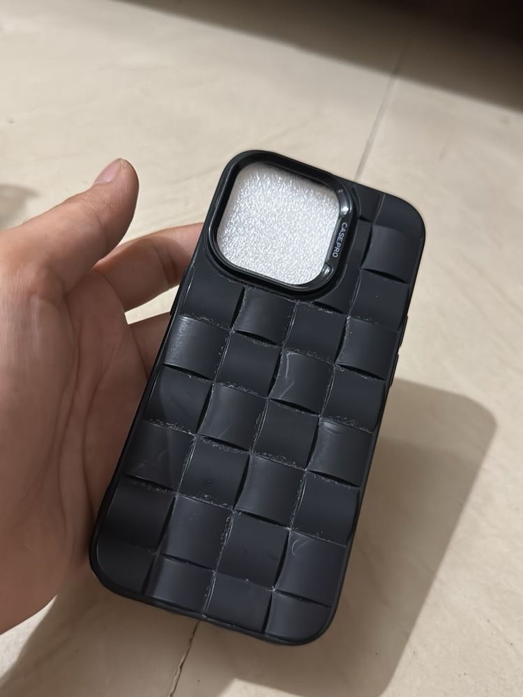 Black Woven Phone Case 14 Pro