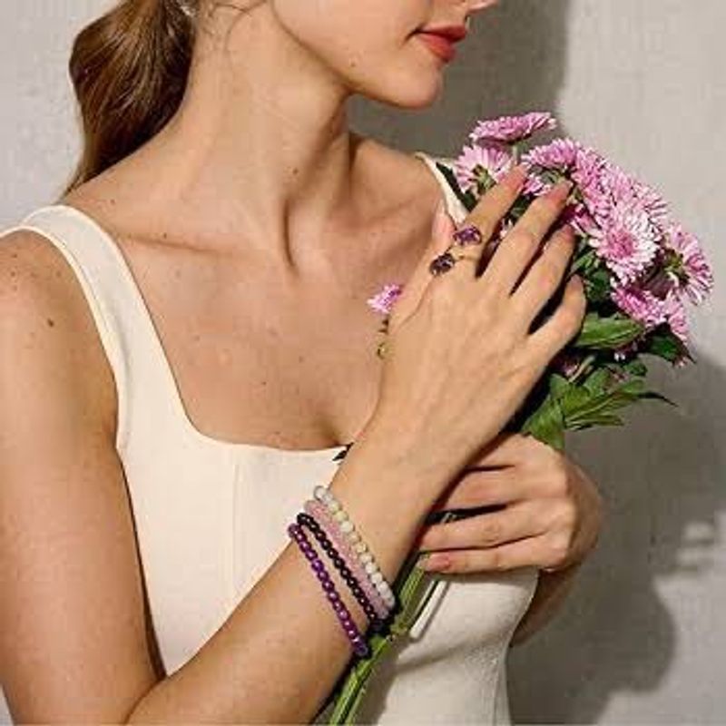 Marble Beaded Bracelet