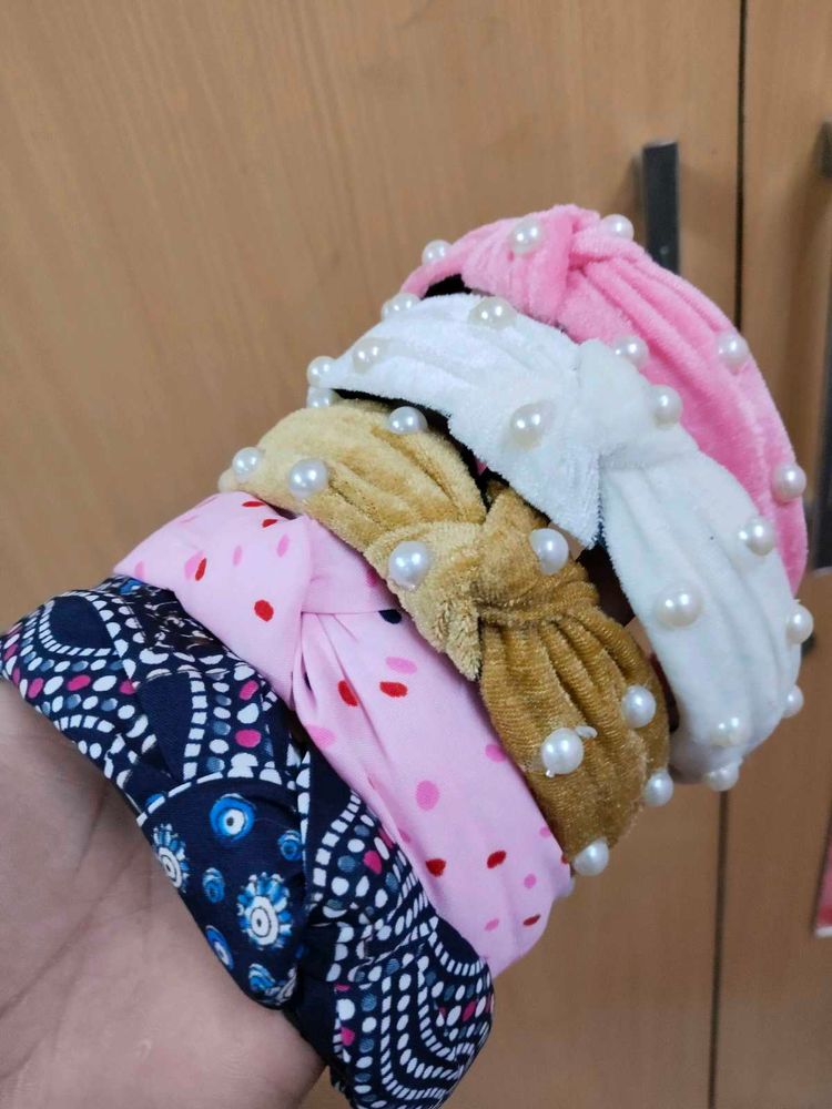 Cute Pearl Headband Set pack of 5 (L)