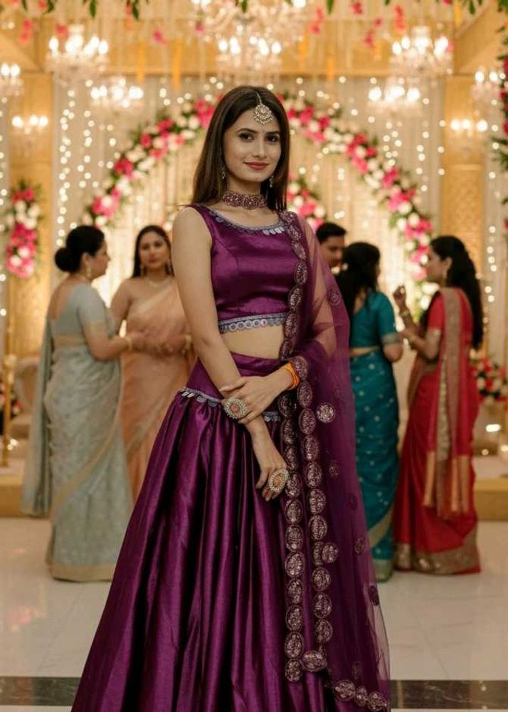 Designer Blouse With Lahnga