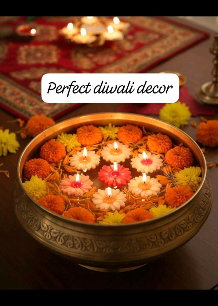 Floating Flower Candles (pack of 6)