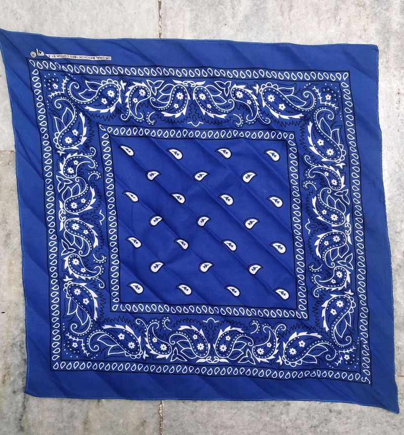 Navy blue💙 cotton Bandana