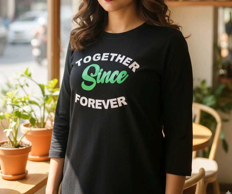 Black Tshirt Dress Tunic