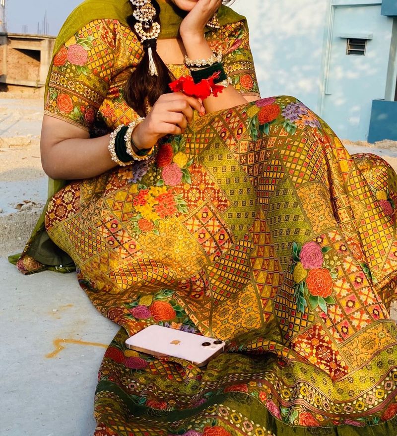 Floral Lehenga Choli Set