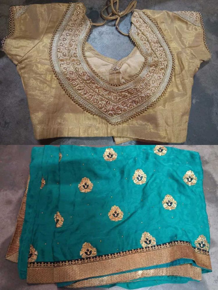Elegant Wedding Ready Wear Saree With Blouse