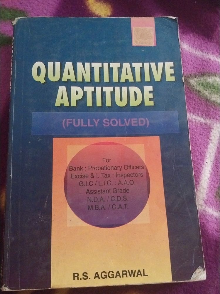 Quantitative Aptitude Book