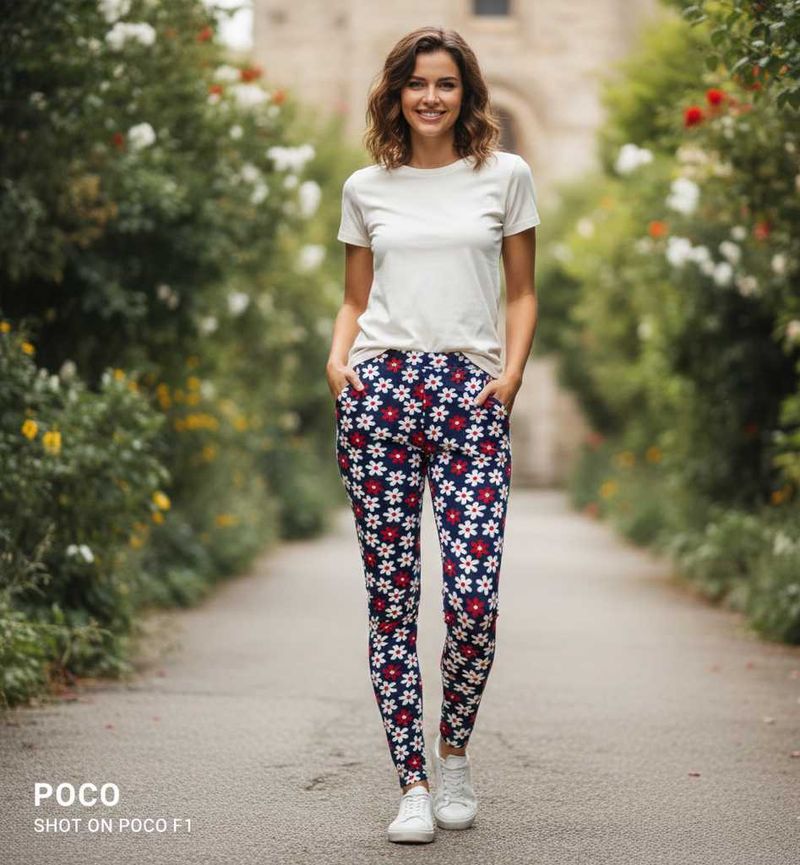 Floral Print Leggings