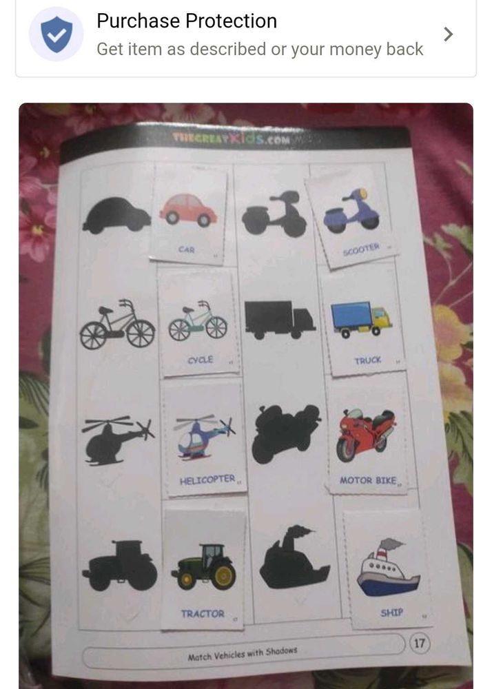 pack Of 6 Activity Chart For Kids
