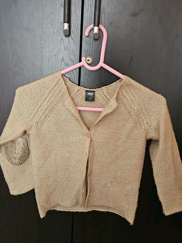 Dubai bought Cute Girl's Knit Cardigan