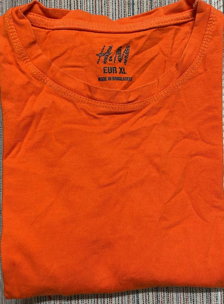 Orange Crop Top For Women