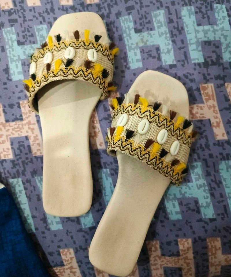 Boho Chic Beaded flat