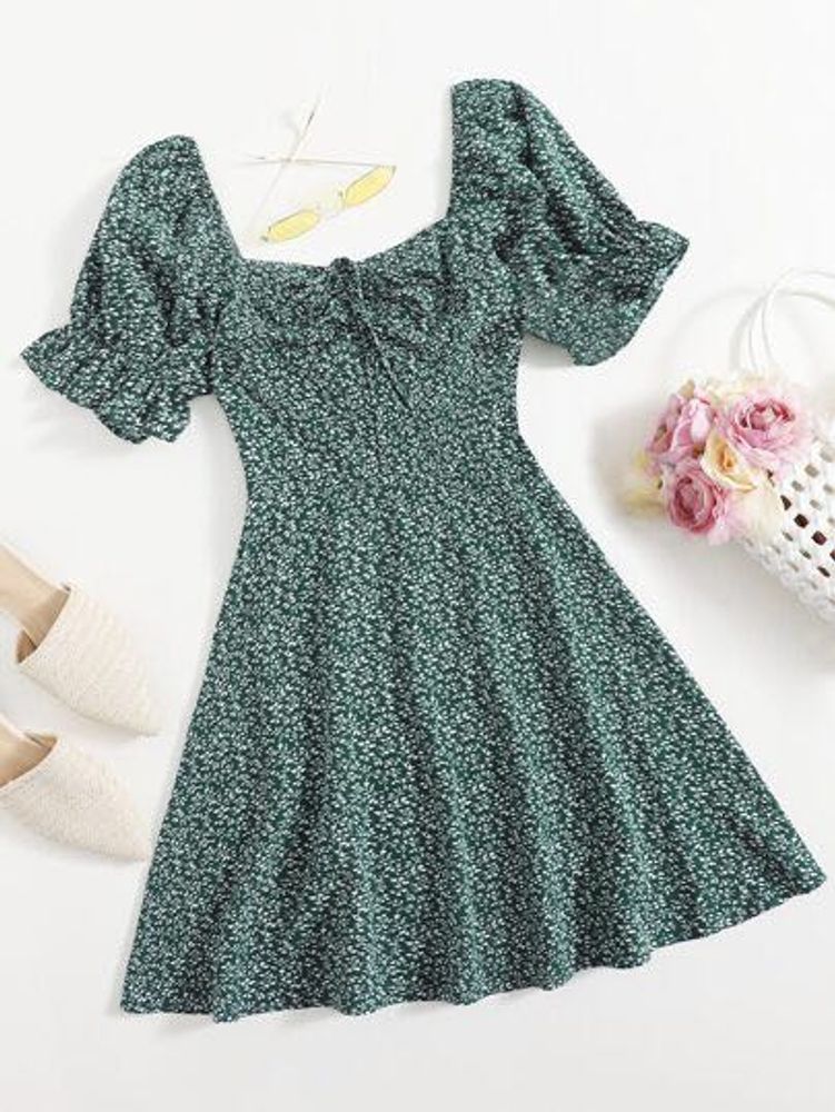 Shein Floral Print Dress