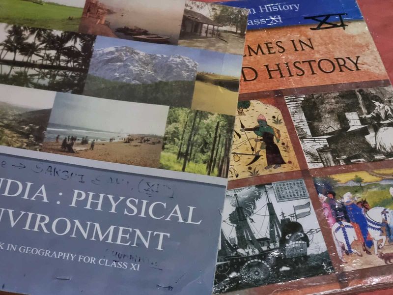 Ncert History + Geography Books For Class 11
