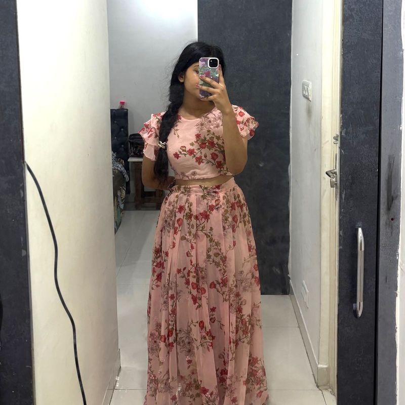 Floral Lehenga Choli Set
