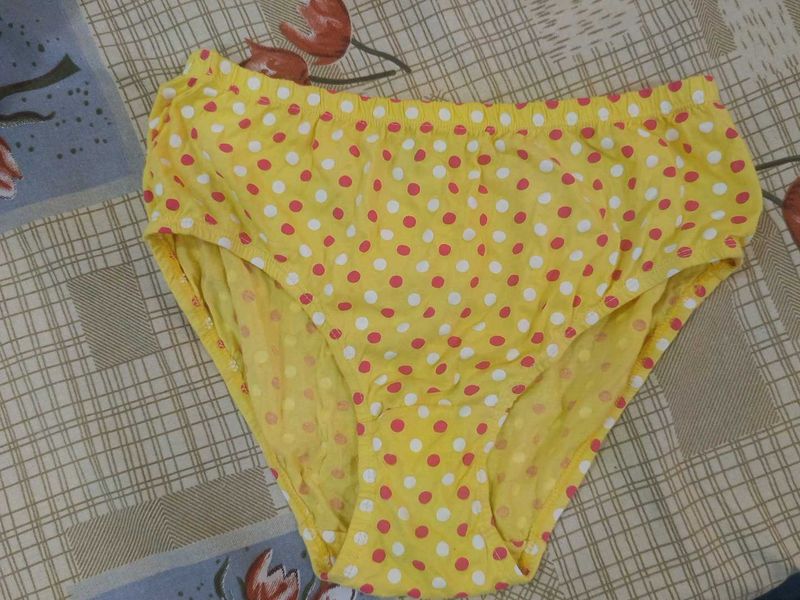 Polka Dot Yellow Panties