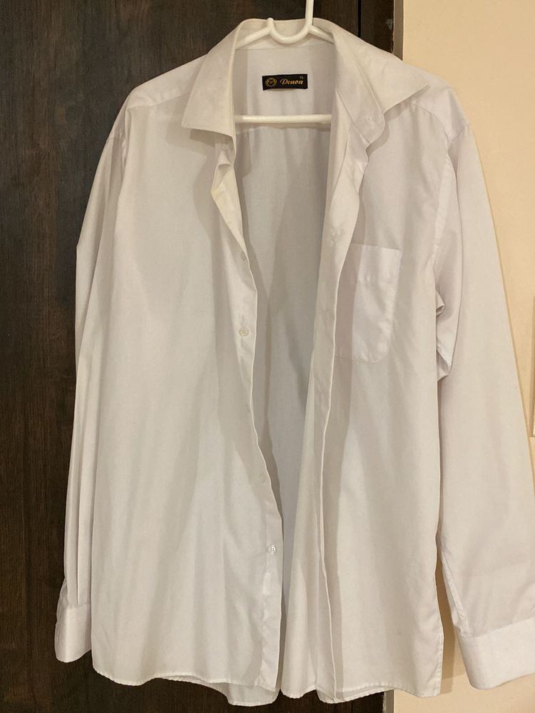 Elegant White Dress Shirt