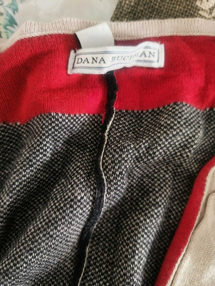 Dana Buchman Houndstooth Cardigan