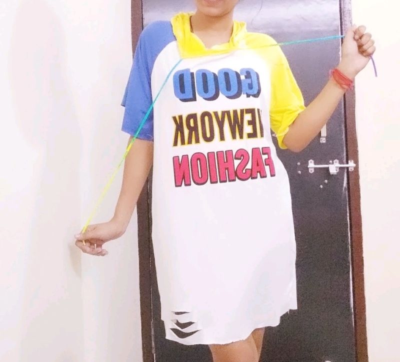 Hoddie Dress One Piece