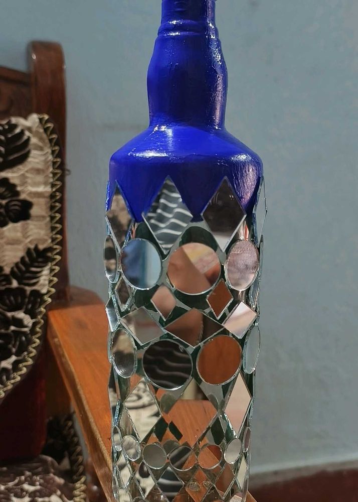 Blue Mirrored Bottle