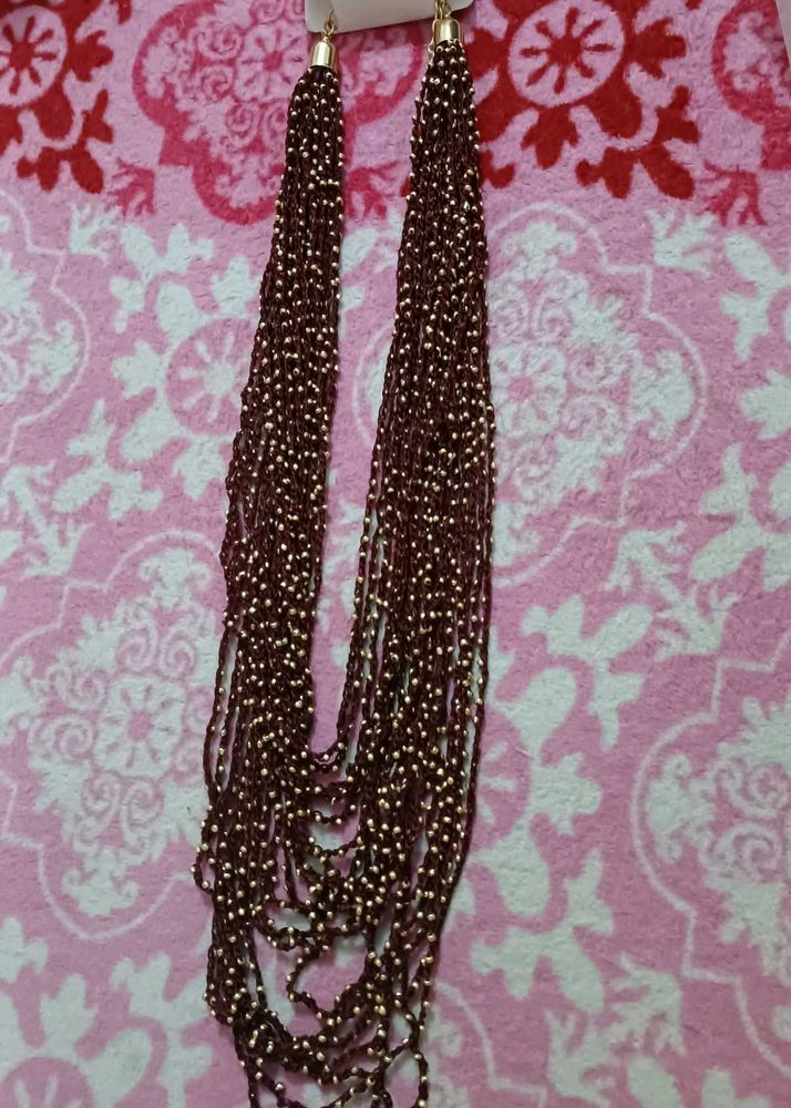 Beaded Strand Necklace light weight